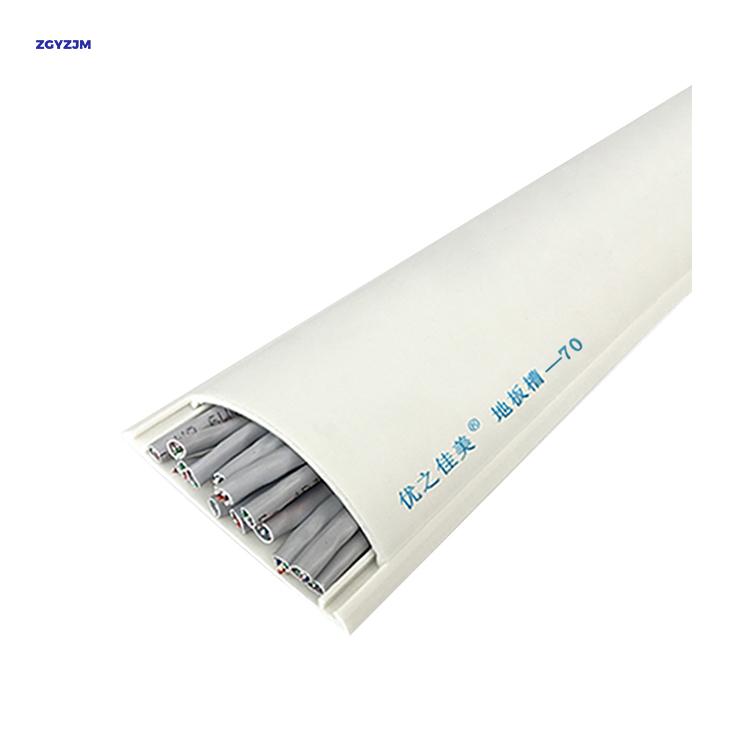 High Quality Cable Protection Plastic PVC White Cable Trunking