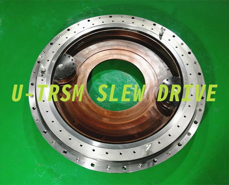 customized internal gear double gear heavy load slewing drive S-III-I-1300-2