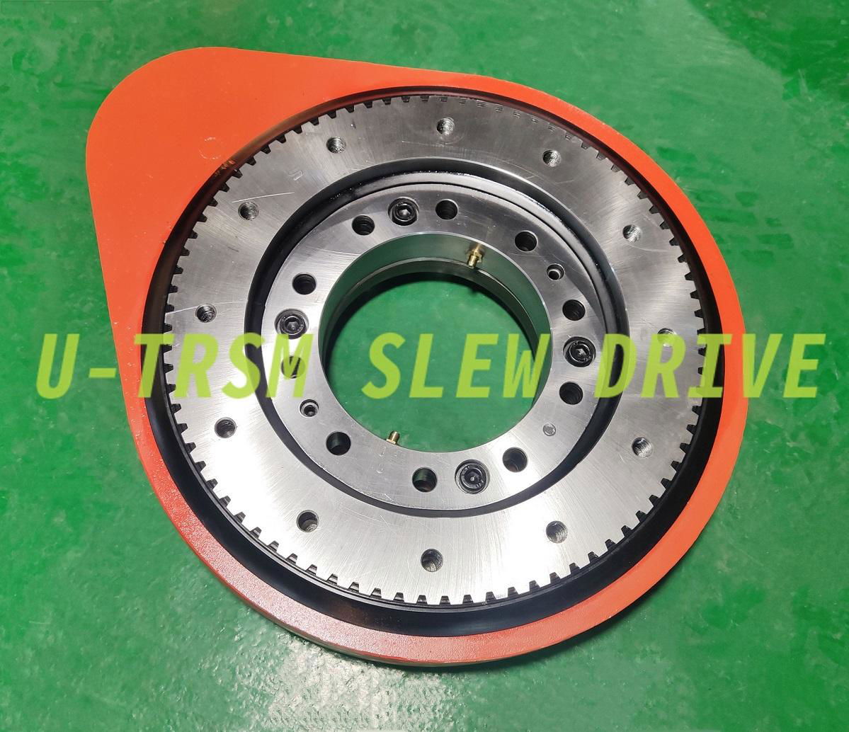 customized external gear slewing drive slew drive SP-I-0260 match with gearboxes 4