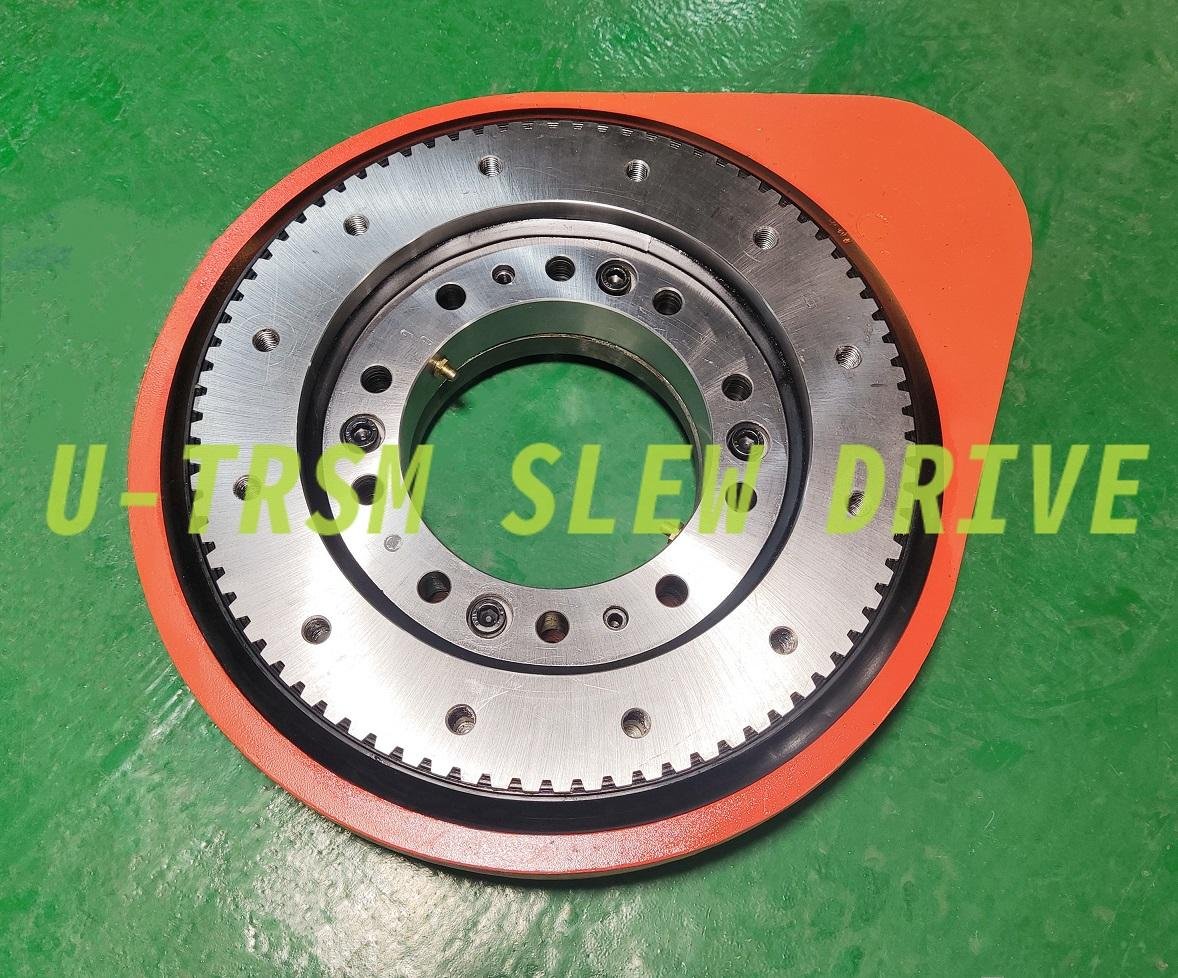 customized external gear slewing drive slew drive SP-I-0260 match with gearboxes 5