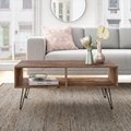 Coffee table with 4 metal legs 5