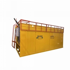 Professional factory 7.5kw x 2 drilling rig mud tanks for construction works