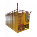 Professional factory 7.5kw x 2 drilling rig mud tanks for construction works 3