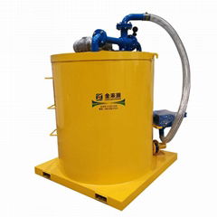 High performance 5.5kw x 2 group mixer machine mud for river channel cleanout