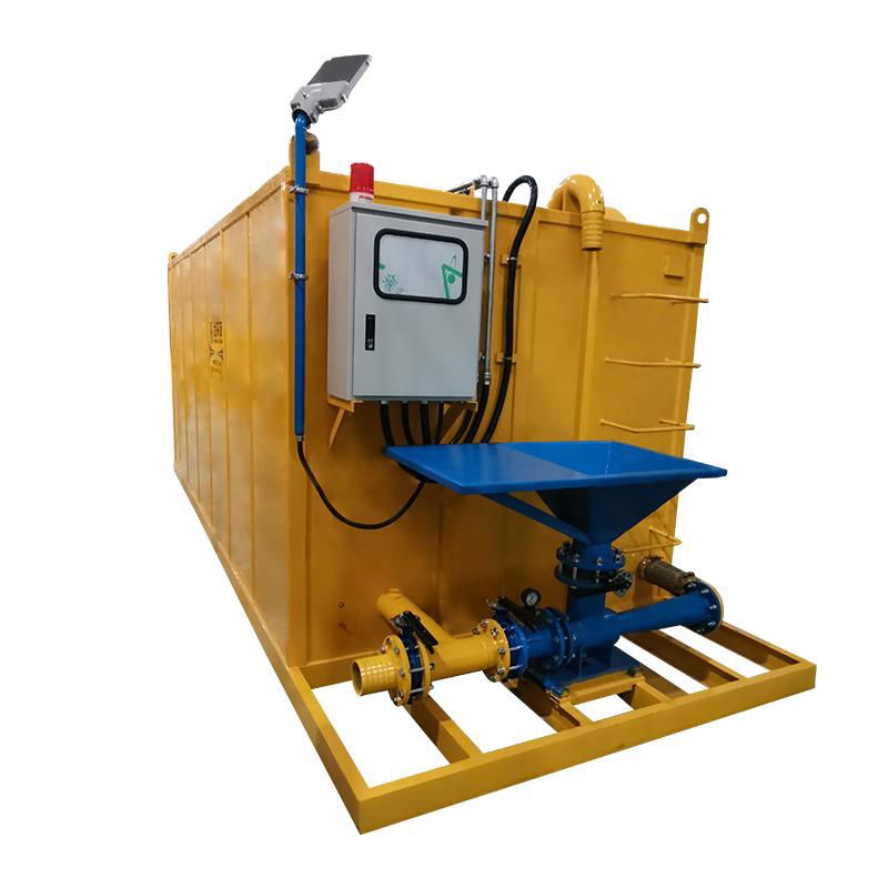 High performance 5.5kw x 2 group mixer machine mud for river channel cleanout 2