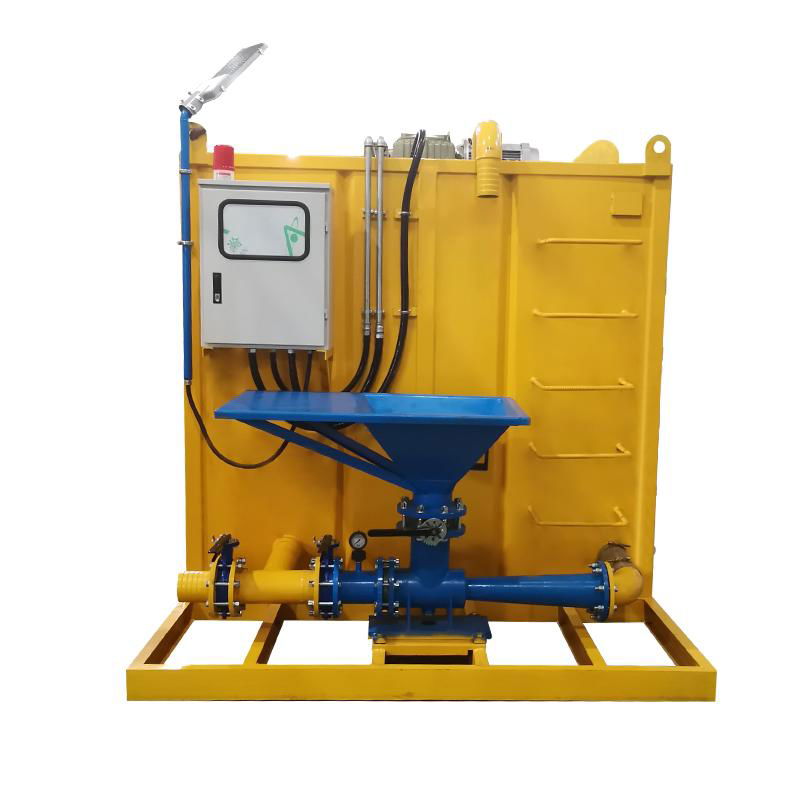 High performance 5.5kw x 2 group mixer machine mud for river channel cleanout 3