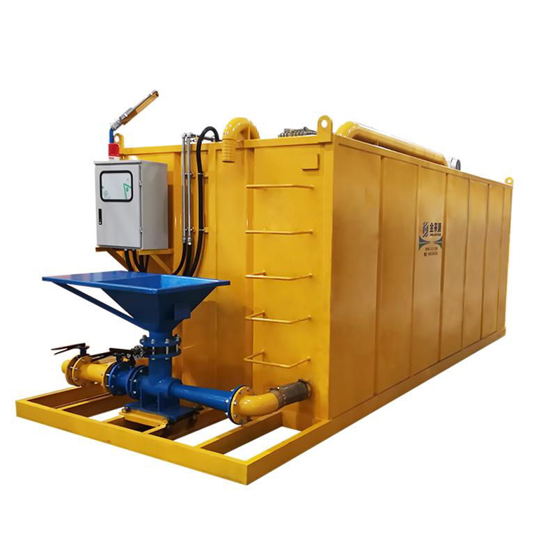 High performance 5.5kw x 2 group mixer machine mud for river channel cleanout 5