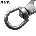 Stainless Steel 316 Grade Swivel Eye Boat Snap Hook 2