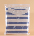 Eco Friendly Frosted matte waterproof custom frosted PE zipper bag packing bag
