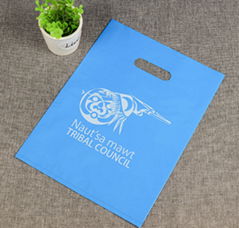 Eco Friendly PE Die Cut Packaging Bag