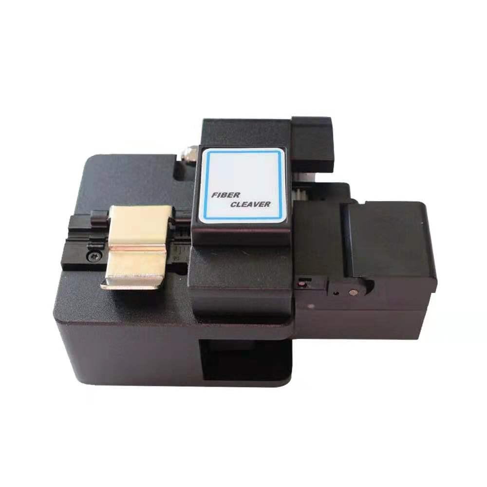 Optical  fiber cleaver with automatic waste fiber collection box