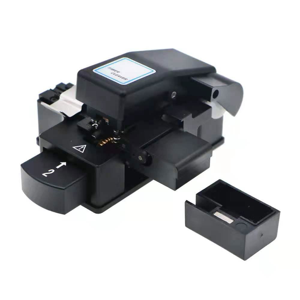 Handheld one-step optical fiber cleaver automatic waste fiber collection box 5