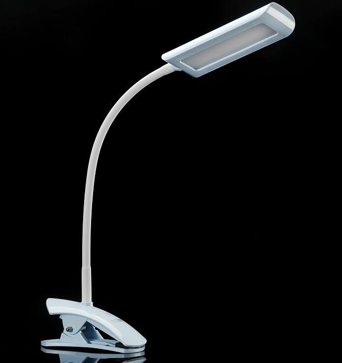 LED clip lamp Flexible lamp arm 3 step dimming  3