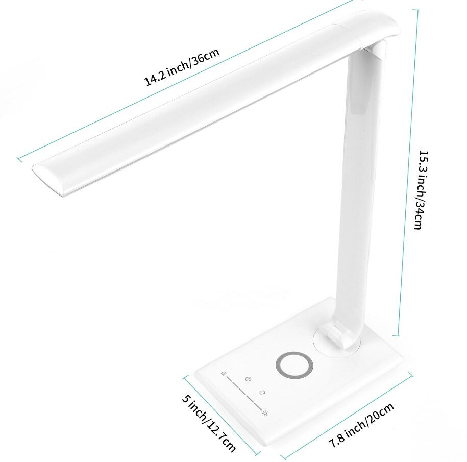 无线充电LED台灯7级调光+5色温 5