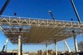 Prefabricated steel structure gas station canopy