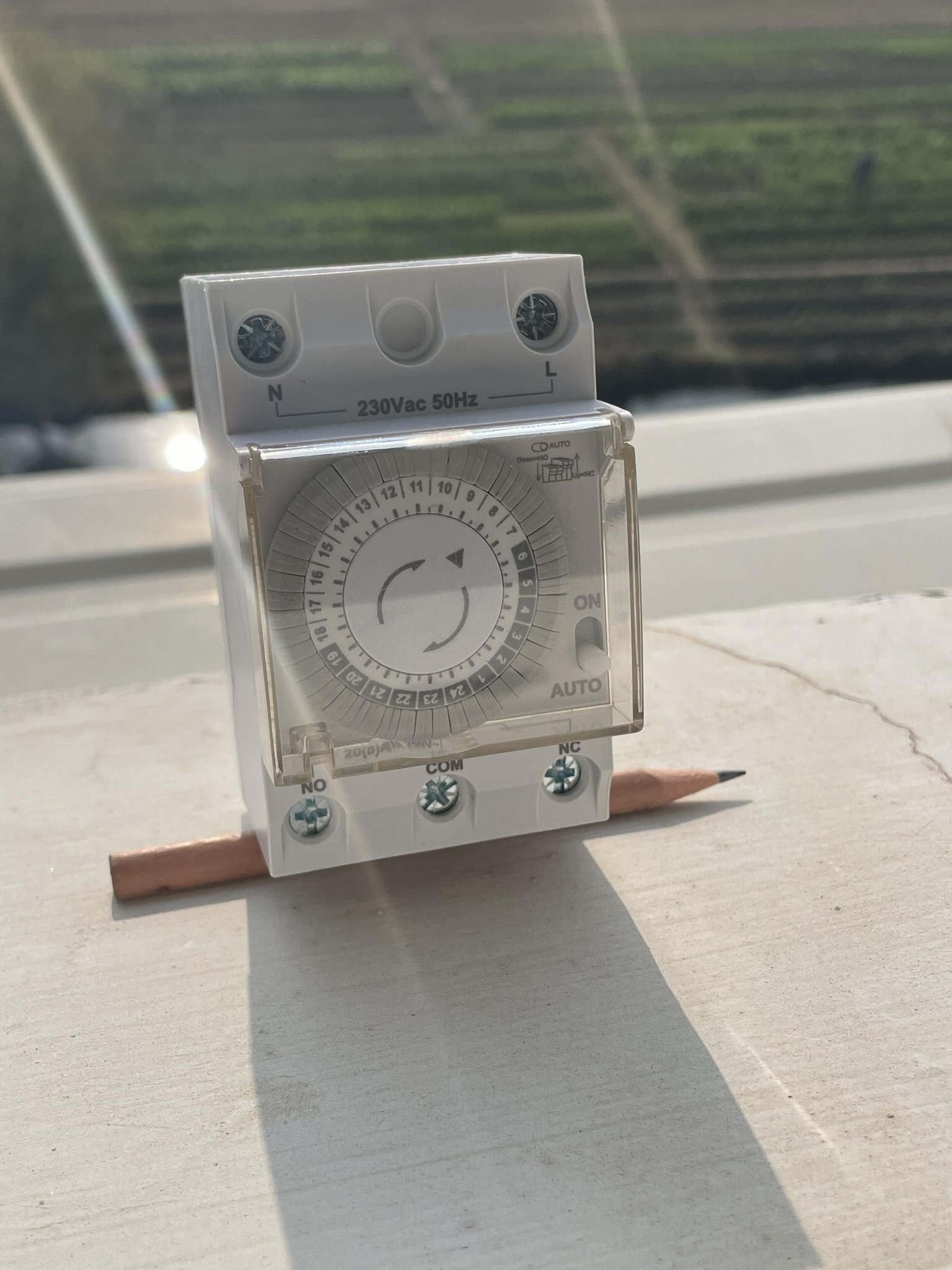 Analogue time switch Din rail 24H timer  3