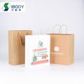 Plain Brown Kraft Paper Bag with Twisted String Handle Custom 120 gsm Paper Shop 4