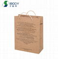 Plain Brown Kraft Paper Bag with Twisted String Handle Custom 120 gsm Paper Shop 1