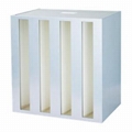 V-bank box type high volume flow filters 1