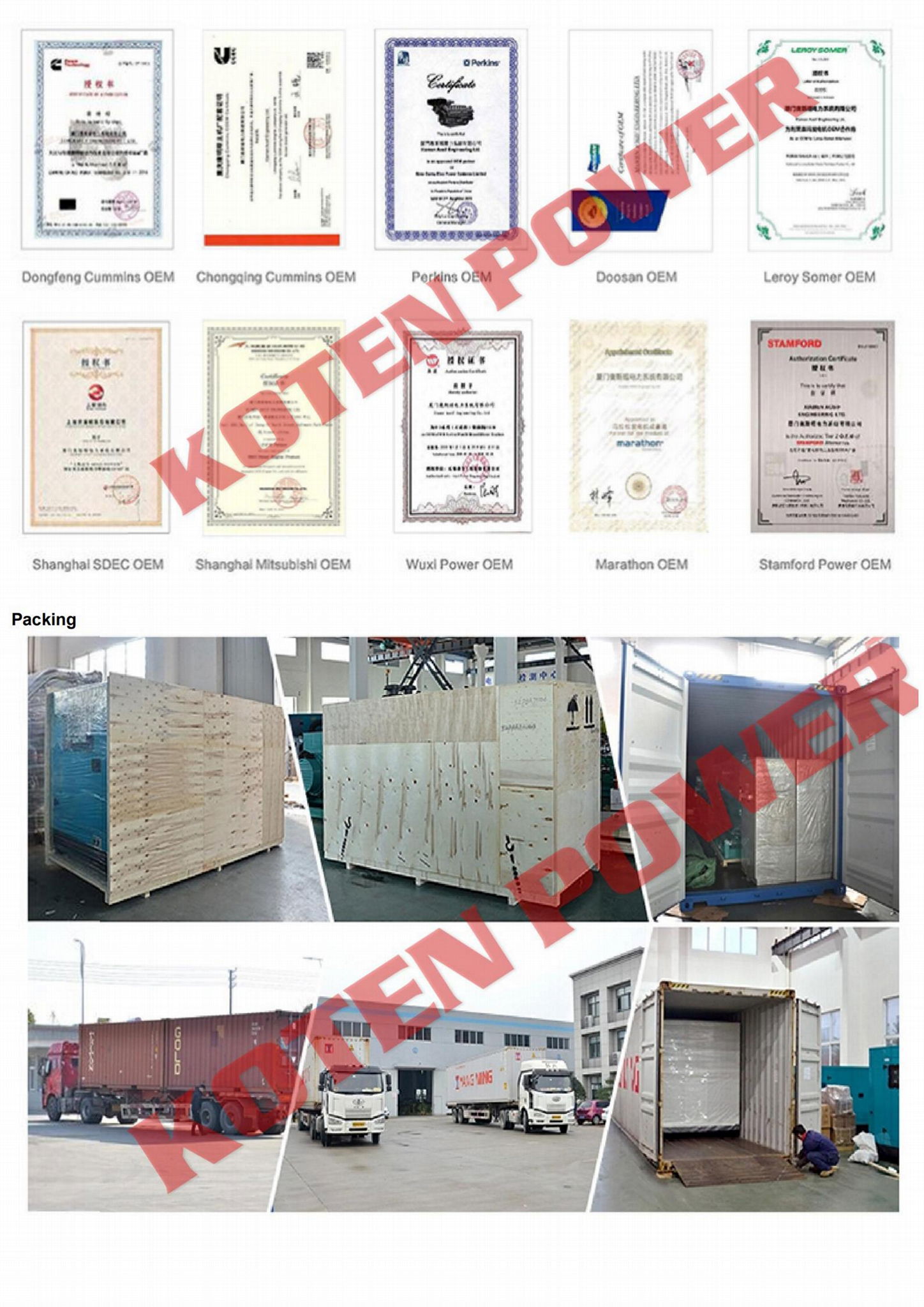 Koten Yangdong Series Diesel Generators10kVA 4