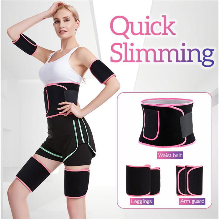 Slimming Neoprene Butt Lifter Belt Waist and Thigh Trainer for Fitness Workout W
