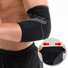 Custom Knitted Elbow Sleeve Recovery Compression Support for Weightlifting