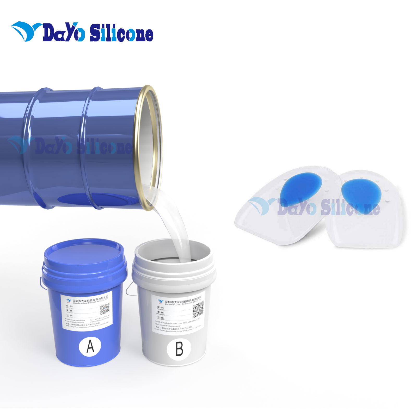 Liquid Silicone for Insole Making