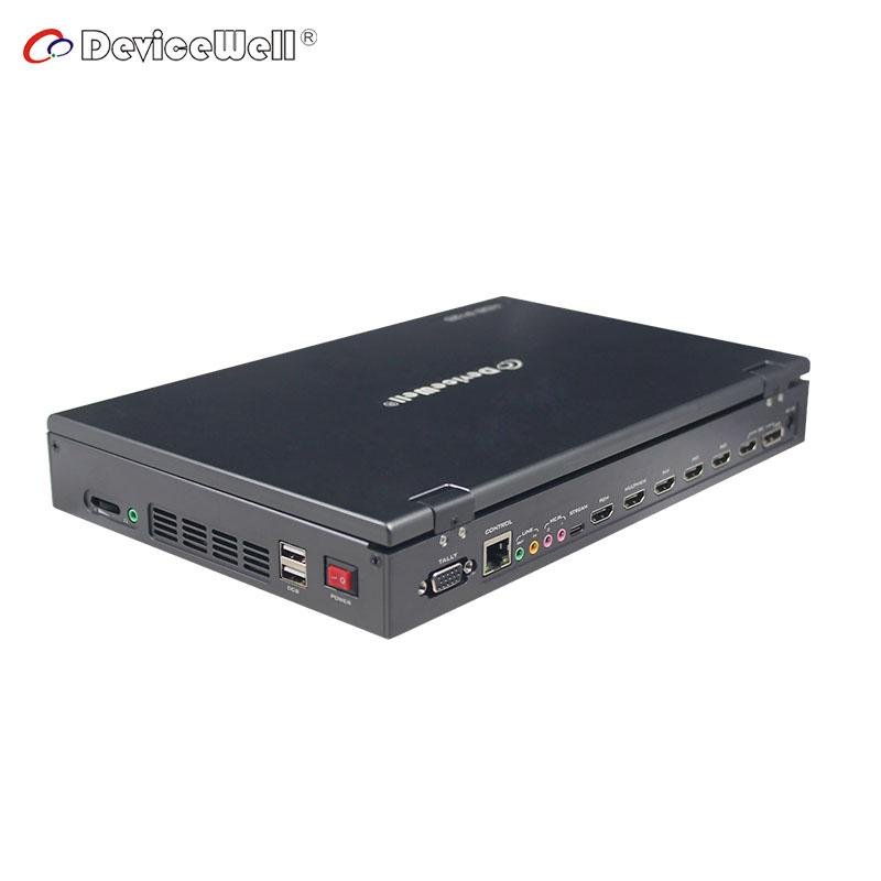 HDS9125 5-CH Switcher 4 HMDI 1 DP OBS Stream HD Audio Video Equipment 3