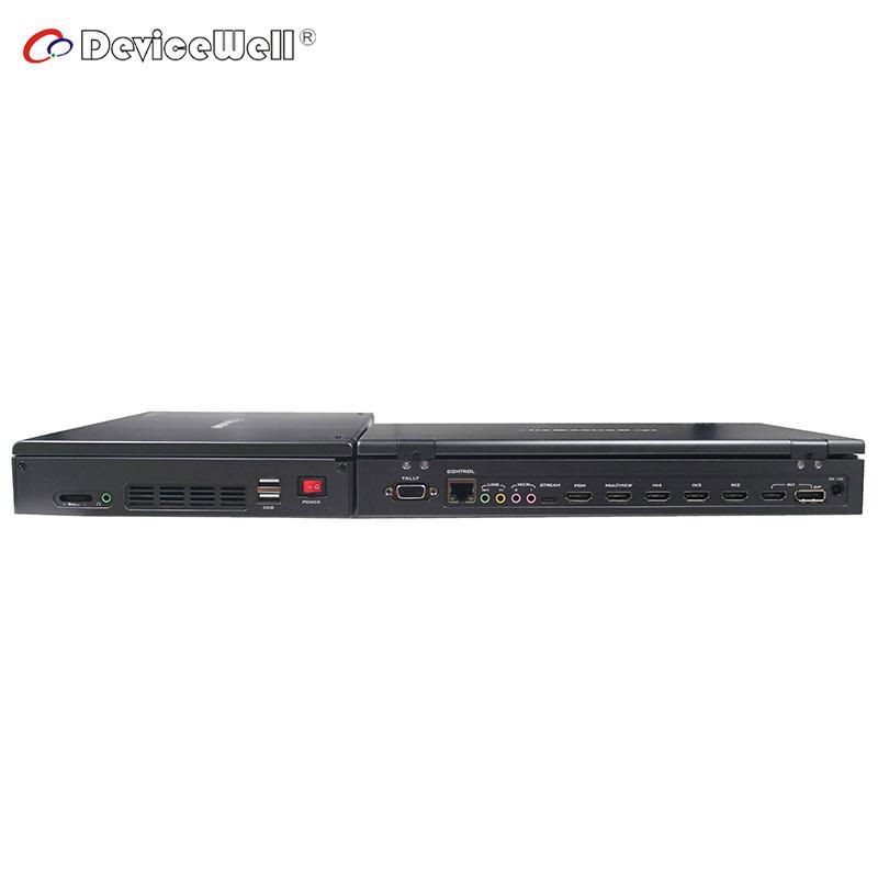 HDS9125 5-CH Switcher 4 HMDI 1 DP OBS Stream HD Audio Video Equipment 5