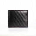 Carbon Fiber Genuine Leather Wallet