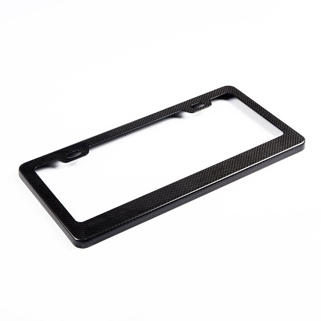 Carbon Fiber License Plate Frame 2