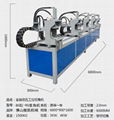 半自动五工位冲角机 百叶窗冲孔机 角铁切断 铁马护栏冲角 3