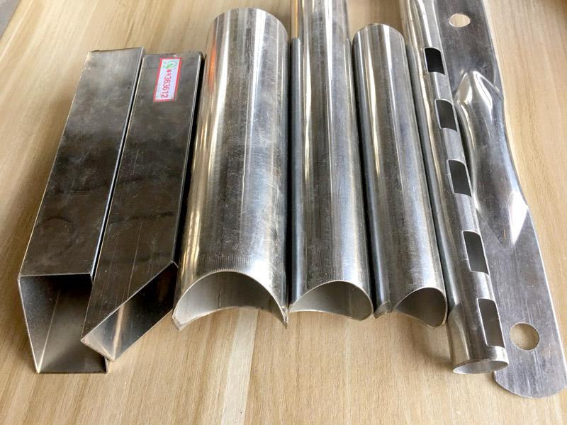 不锈钢护栏网切弧口机 不锈钢护栏杆液压冲孔机 5