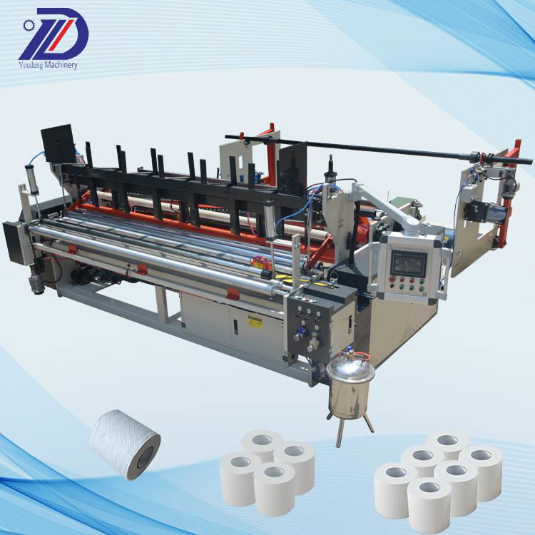 Automatic toilet paper roll machine   2