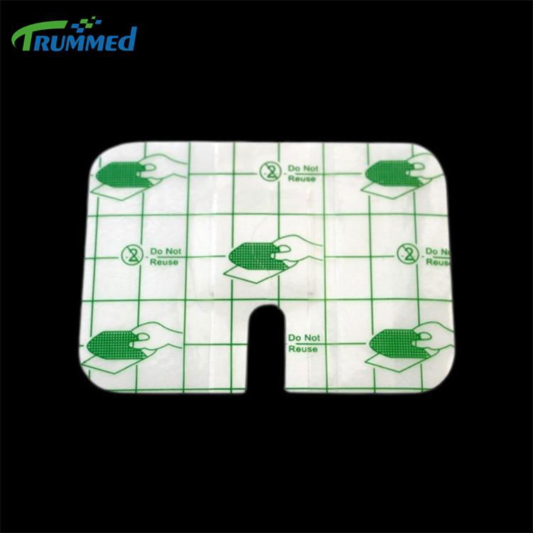 Sterile Waterproof PU Film Adhesive Island Wound Dressing