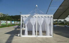 3x3m Crystal Pagoda Tent with Decorating