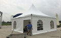 5x5m Small PVC Rolling Door Pagoda Tent for Outdoor Sales Booth 1