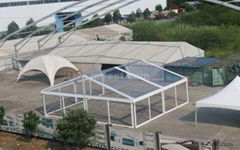 Hot Sale Modular A-Shaped 10x15m Transparent Marquee Tent