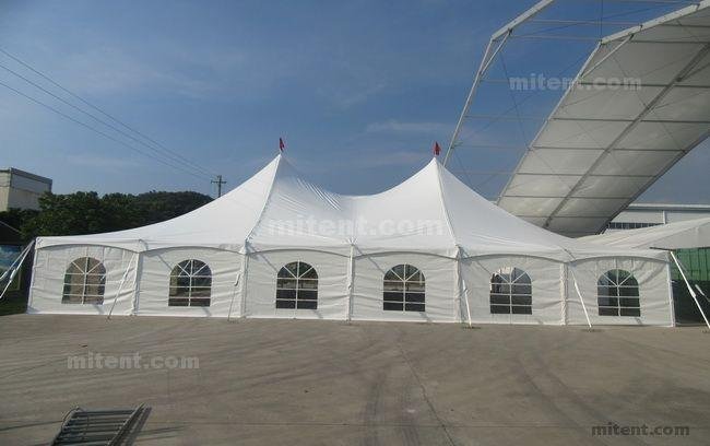 24x24m Peak Pole Tent for 1000 Seats School Meeting