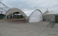 10m x 10m 100sqm Steel Arch Tent Outdoor Trade Show Tent  1