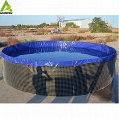 200 Litre ~100,00 Litre steel wire mesh tank biofloc tank fish farming