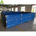 200L~50000L Portable PVC Canvas Fish Farming Tank 1