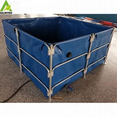 foldable portable Frame PVC tarpaulin betta fish tank farming