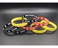 Buy Personalised Silicone Rubber Debossed Wristbands