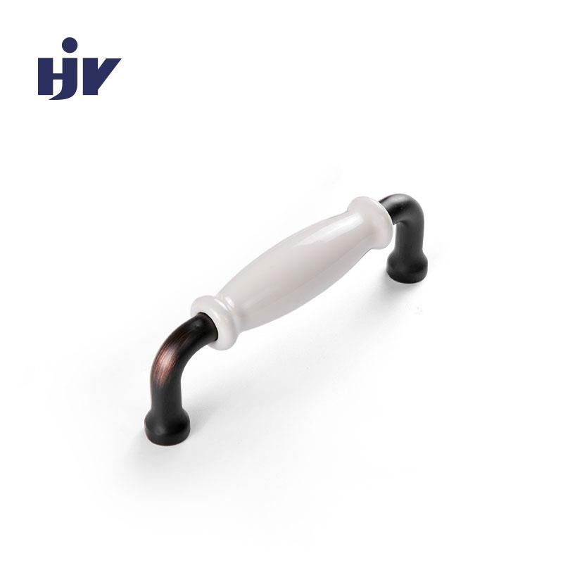 5 inch center ceramic cupboard handles Z454 HJY (China Manufacturer