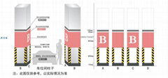 南京車庫道路劃線分區