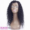 Long curly Lace Front Wigs 16inches Peruvian Human Hair Cheap Wholesale price 1