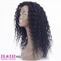 Long curly Lace Front Wigs 16inches Peruvian Human Hair Cheap Wholesale price 3