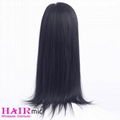 Long Silky Straight human hair Wigs Lace Front Peruvian Wig for Women 2