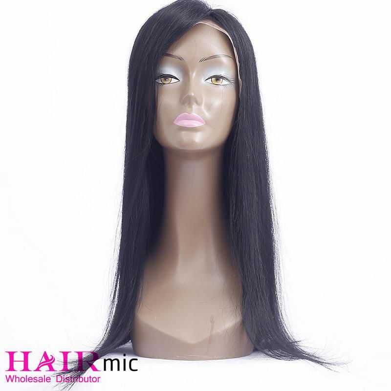 Long Silky Straight human hair Wigs Lace Front Peruvian Wig for Women 3